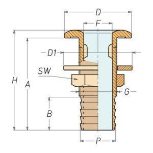 Chrome Skin Fitting Dimensions